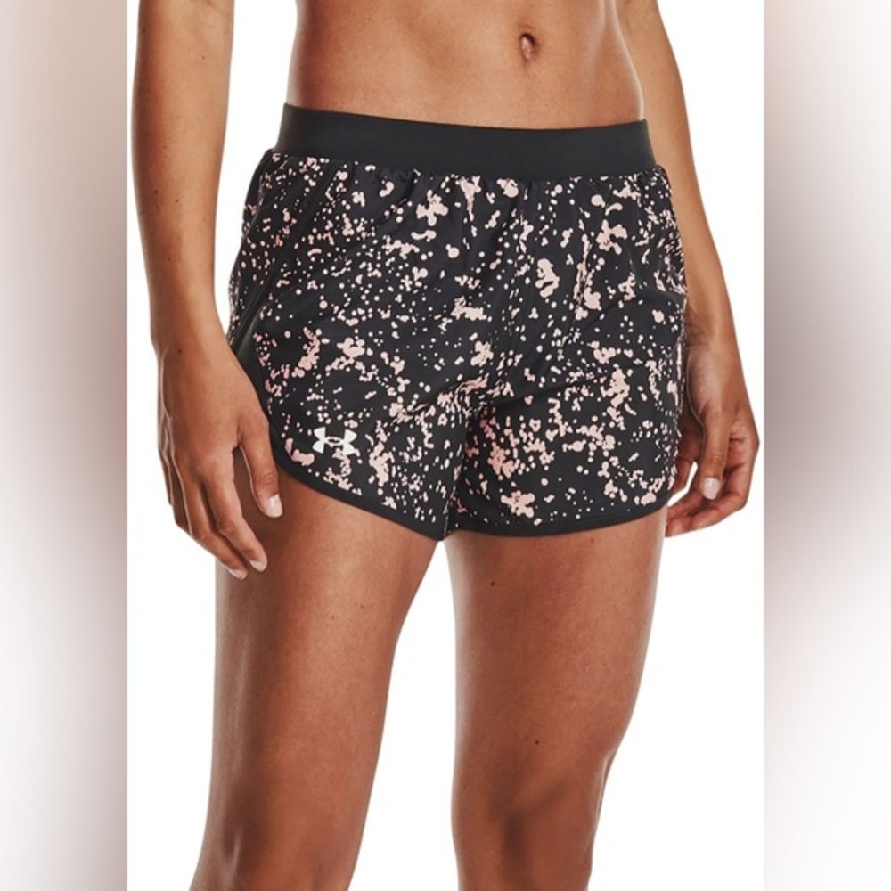 Under Armour black and pink/peach Women's Shorts